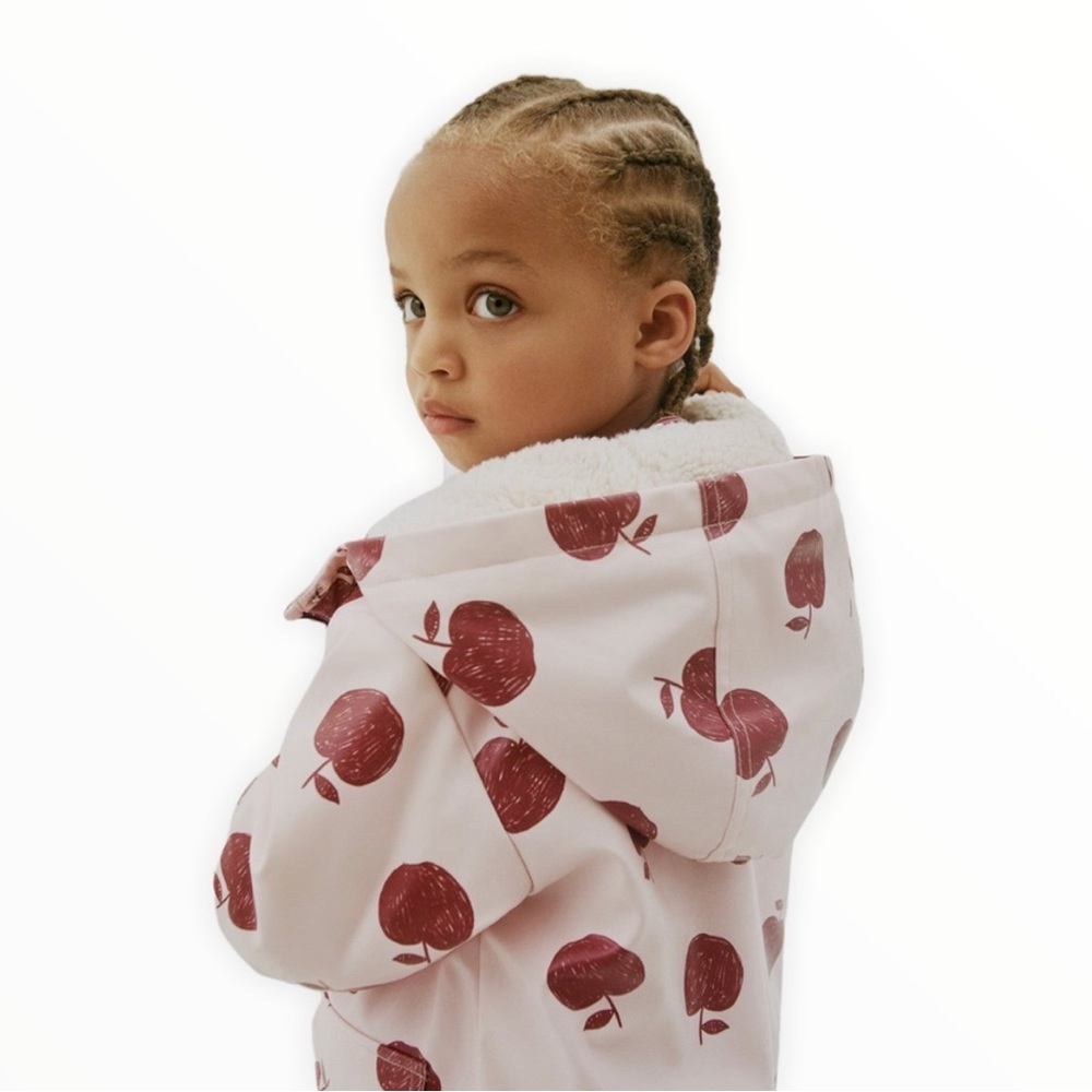 Zara Rubberized Raincoat. Size 9-12M